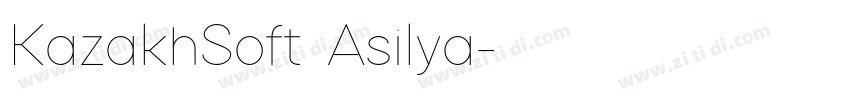 KazakhSoft Asilya字体转换